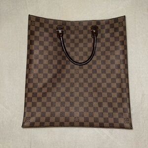 Louis Vuitton Damier Ebene Sac Plat tote bag